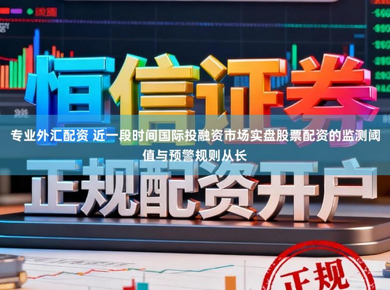 专业外汇配资 近一段时间国际投融资市场实盘股票配资的监测阈值与预警规则从长